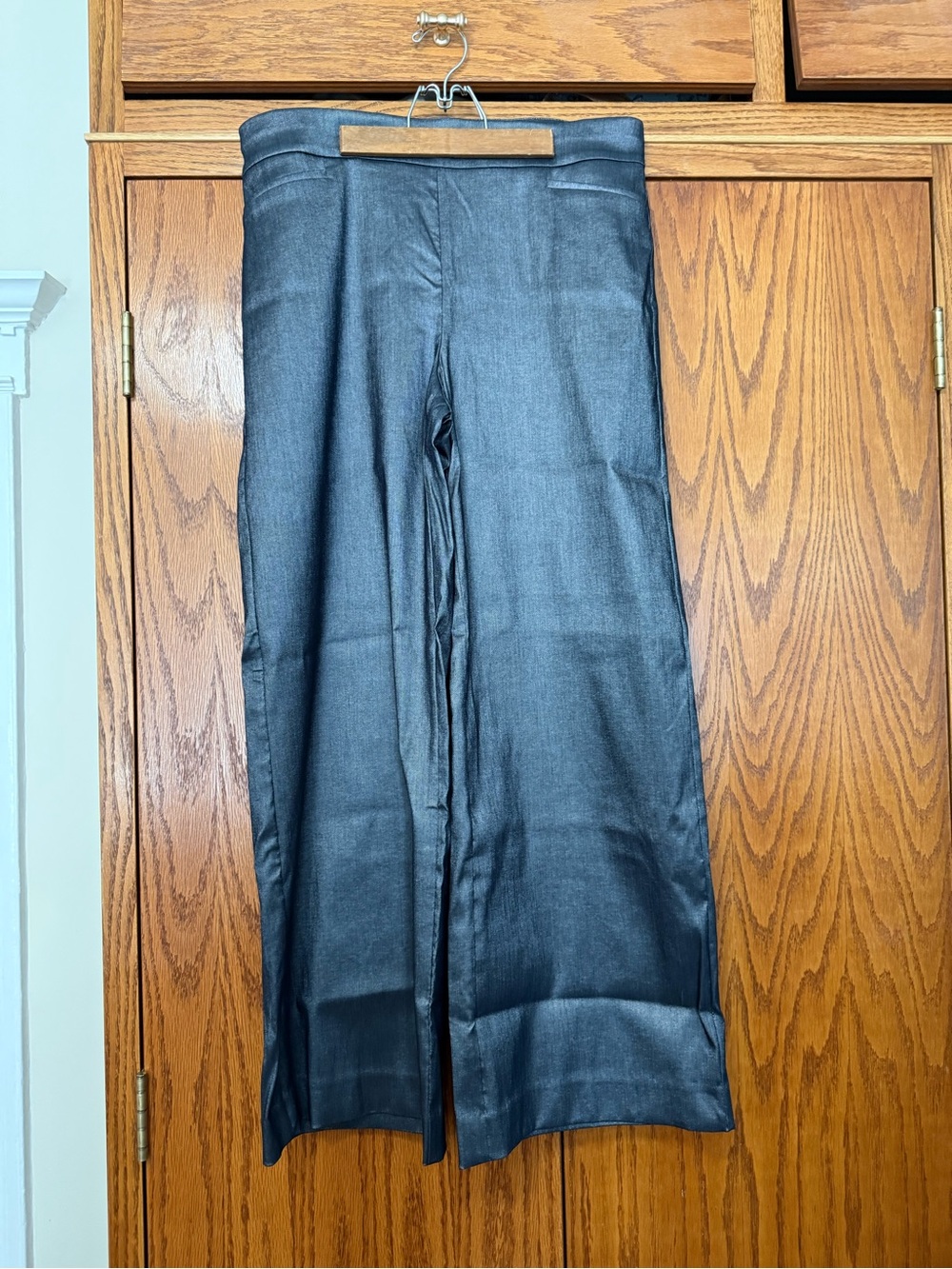 Chico's Wide-Leg Pants in Charcoal Gray